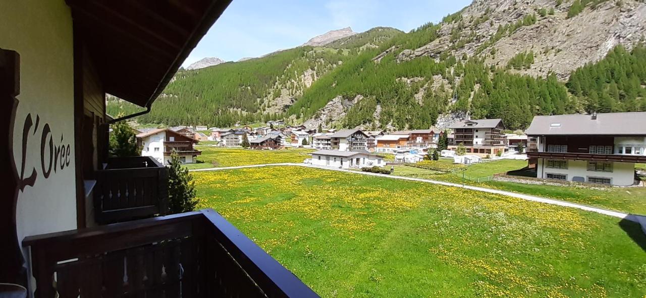 Free Cable Car & Bus In The Summer Haus L'Oree Saas-Grund Εξωτερικό φωτογραφία